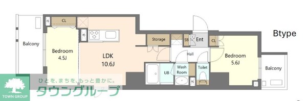 S-RESIDENCE浅草diverseの物件間取画像